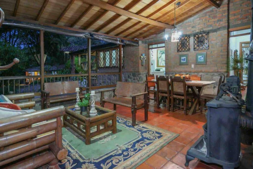 Finca Punta De Piedra Salento, Quindio Villa Exteriör bild