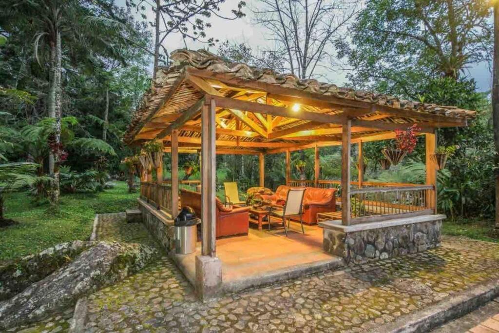 Finca Punta De Piedra Salento, Quindio Villa Exteriör bild