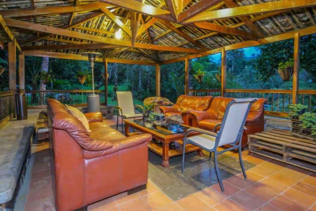 Finca Punta De Piedra Salento, Quindio Villa Exteriör bild